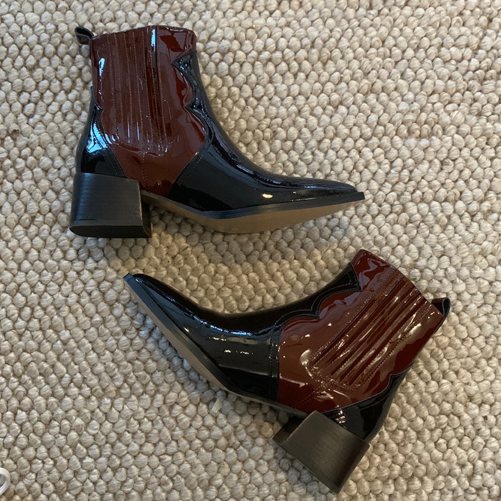 E8 By Miista Minea Patent Leather Western Boots